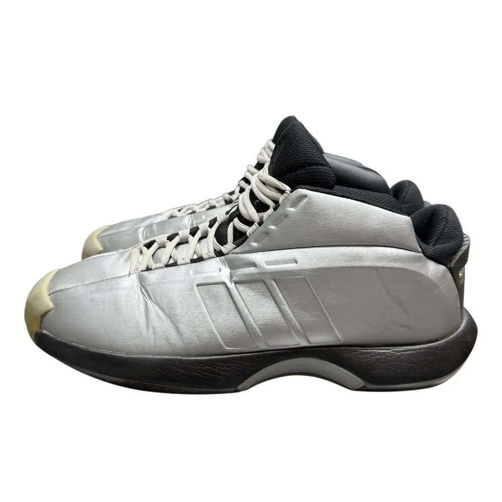 Adidas Crazy 1 Kobe Bryant C75736 Silver Basketball Sneakers Men’s Sz 9.5